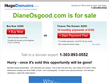 Tablet Screenshot of dianeosgood.com